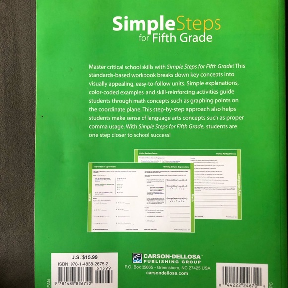 Simple Steps for 5th Grade Workbook - Picture 2 of 4